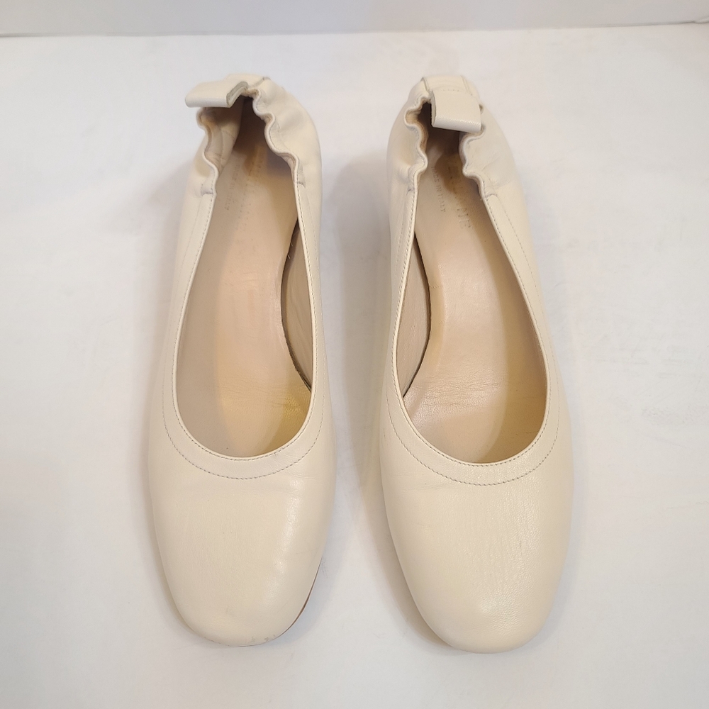 Everlane Off-White Leather Block Heel Pumps - Picture 4 of 16